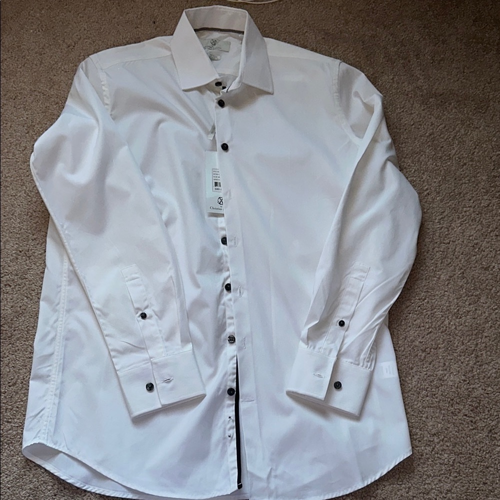 Christian Lacroix Prestige Classic White Men's Shirt